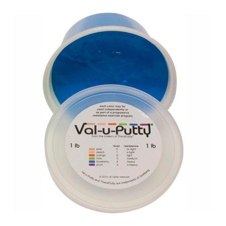 Fabrication Enterprises Val-u-Putty Exercise Putty, Blueberry, Firm, 1 Pound 746831